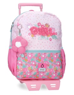 MOCHILA ADAP. 33CM. C/CARRO. ENSO GIRL ZONE
